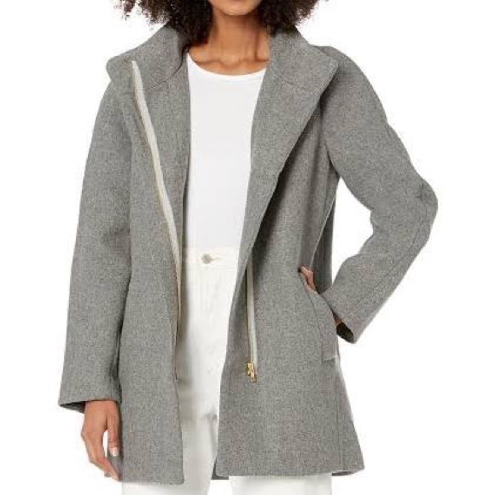 J Crew Mercantile Cocoon Coat Size 0 Petite